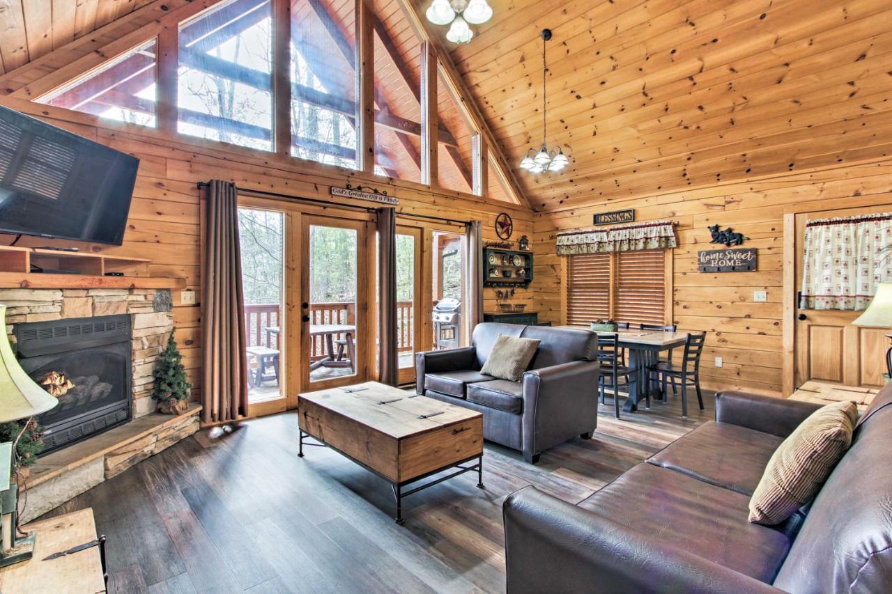 Gatlinburg Mountain Cabin With Grill And Pool Table! Exterior foto