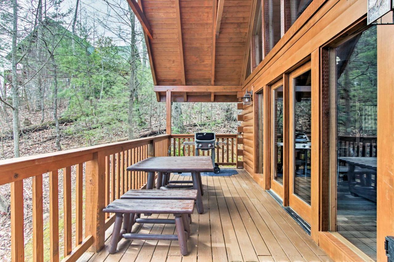 Gatlinburg Mountain Cabin With Grill And Pool Table! Exterior foto